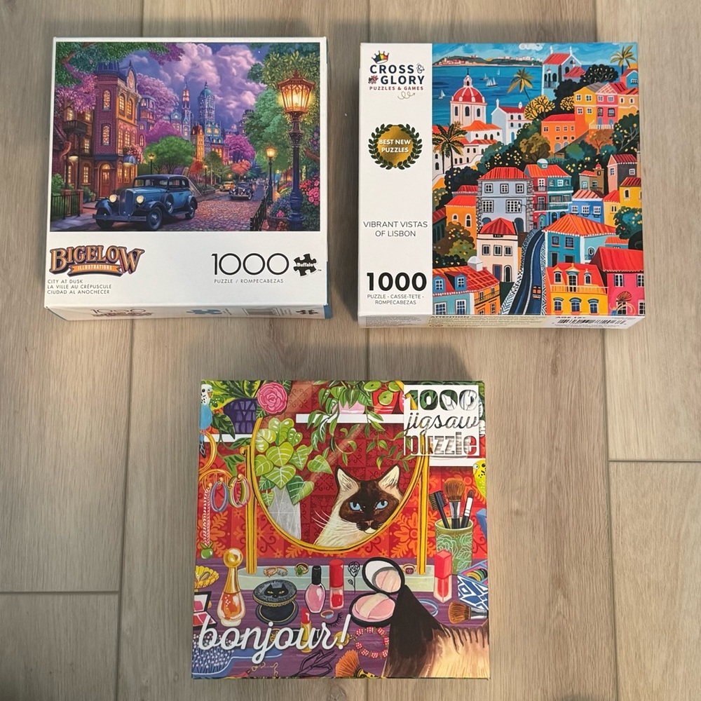 Jigsaw Puzzles – Bundle of 3